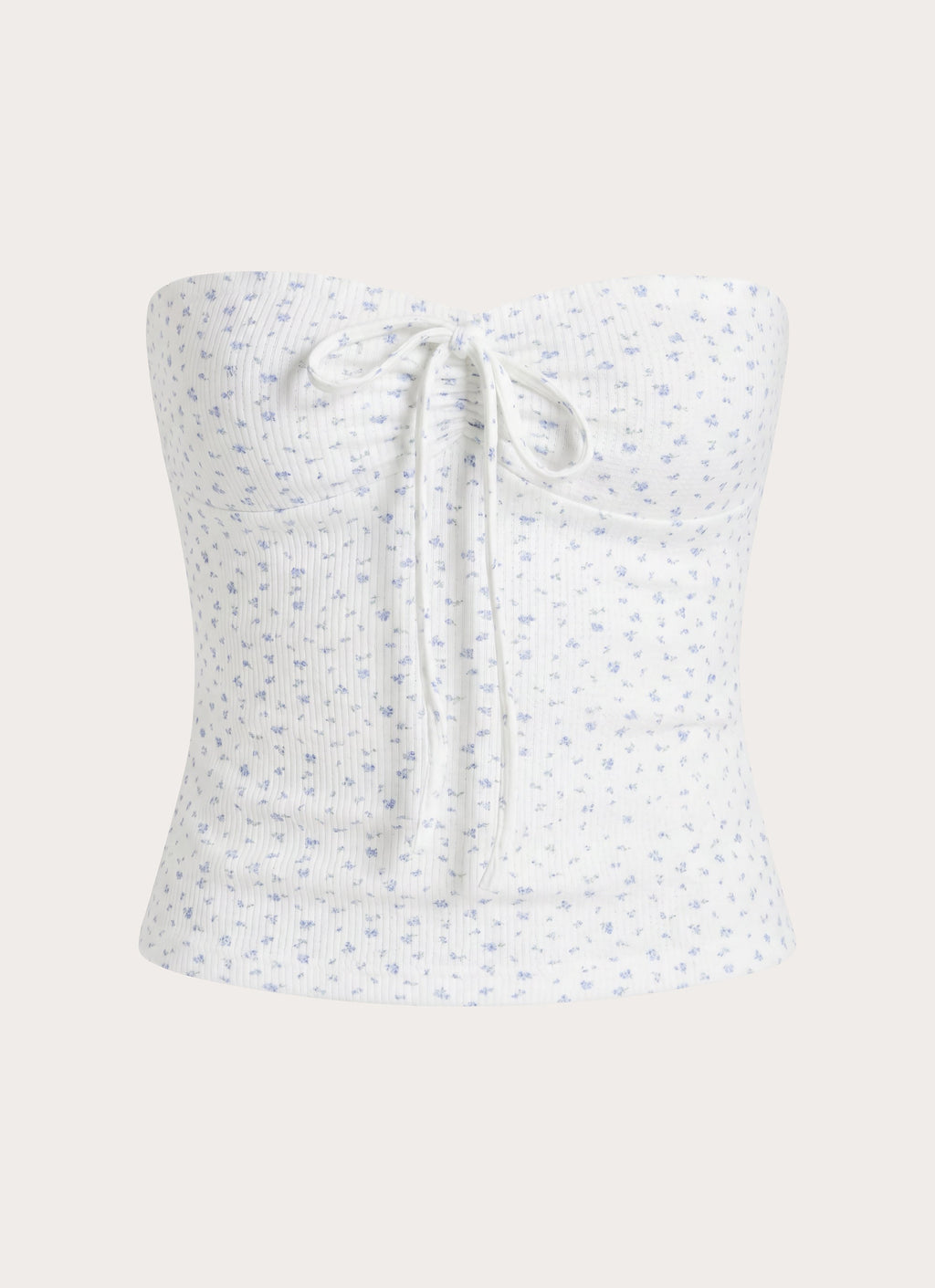 Lined Floral Texture Top