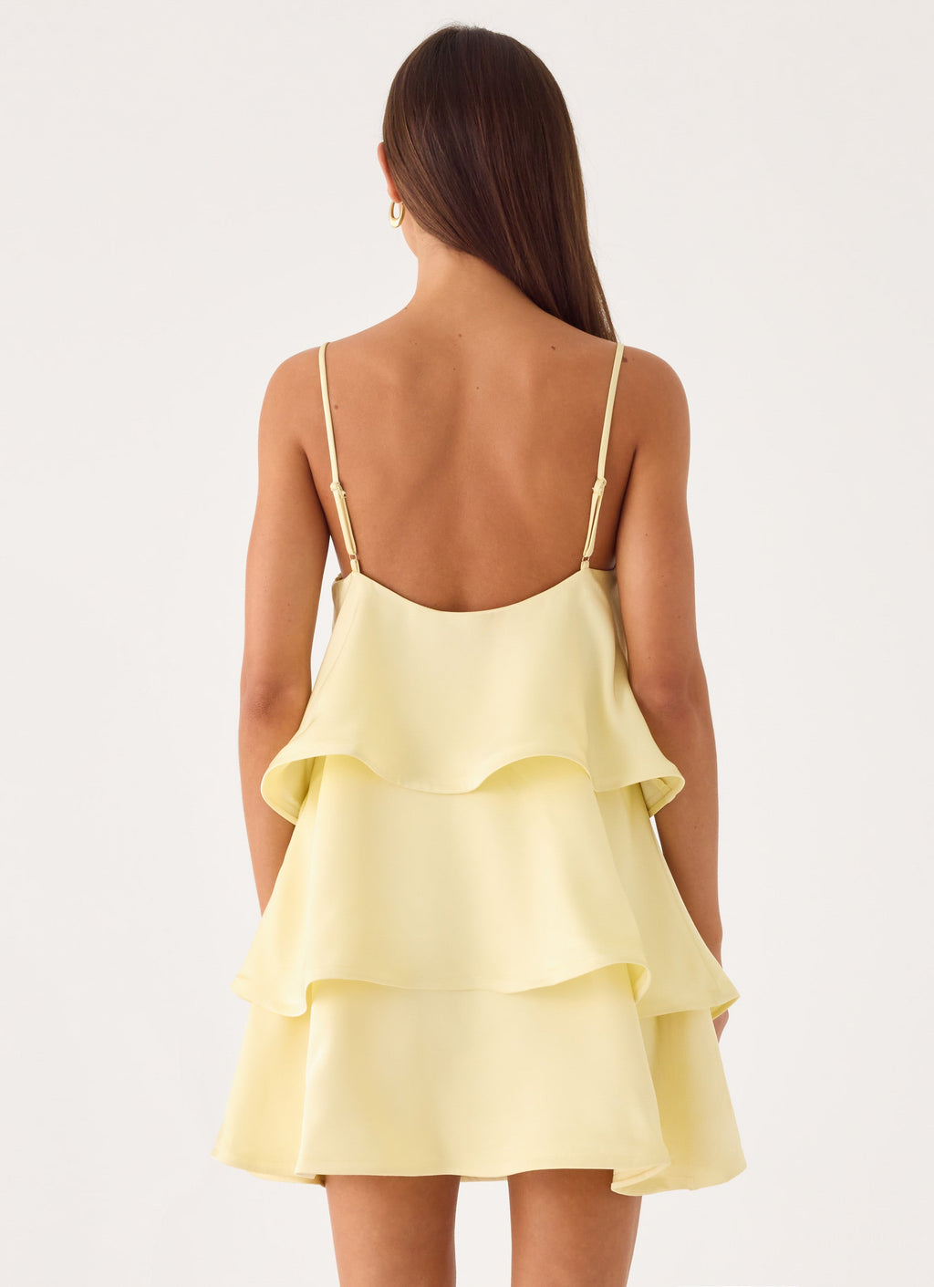 Tiered Satin Mini