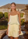 Tiered Satin Mini