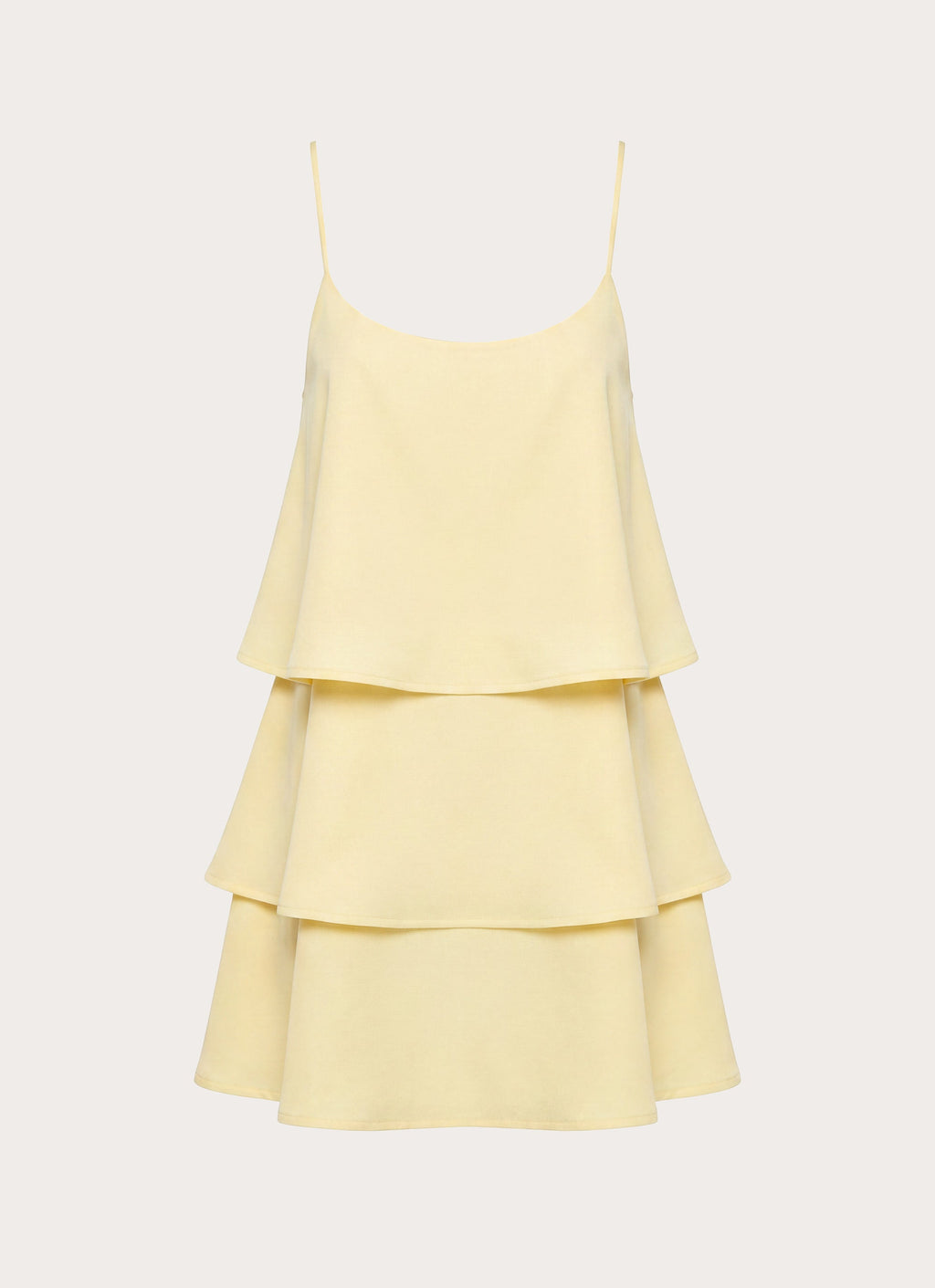 Tiered Satin Mini