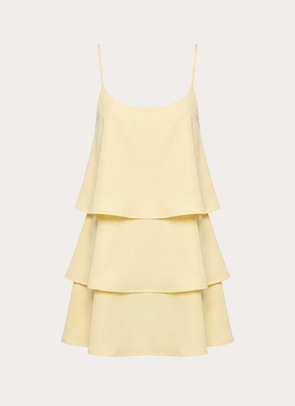 Tiered Satin Mini
