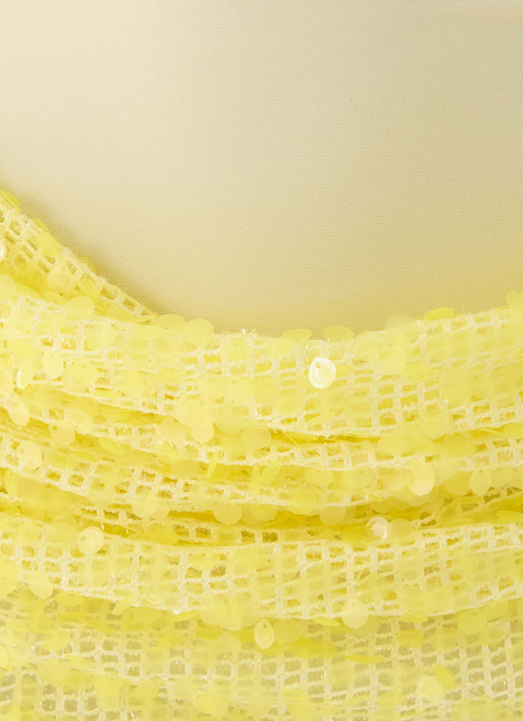 Sequin-Drape Halter Mini