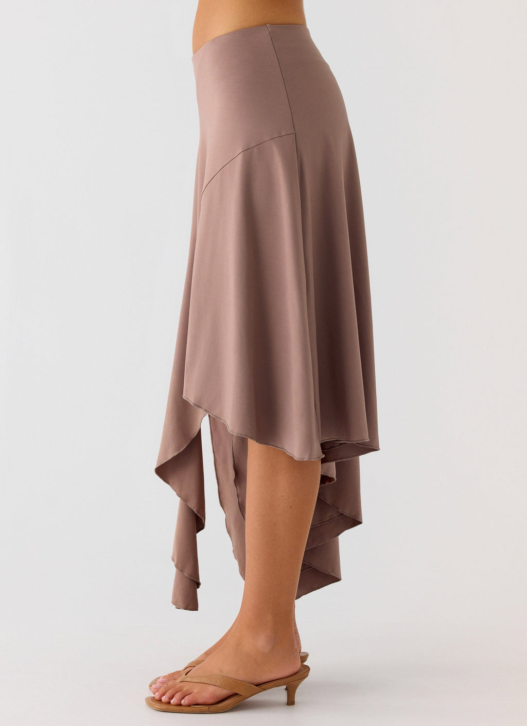 Split-Stretch Jersey Skirt