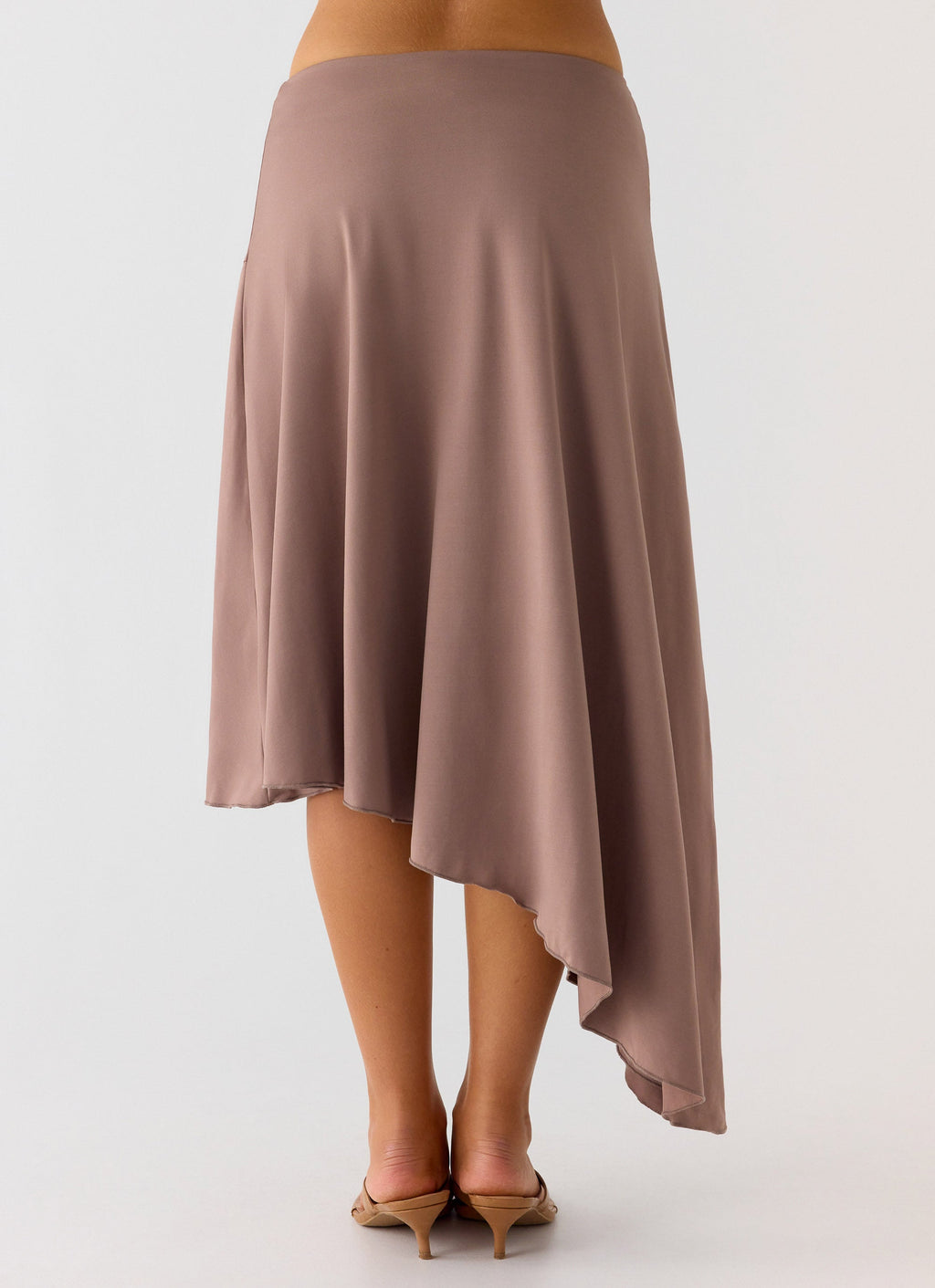 Split-Stretch Jersey Skirt
