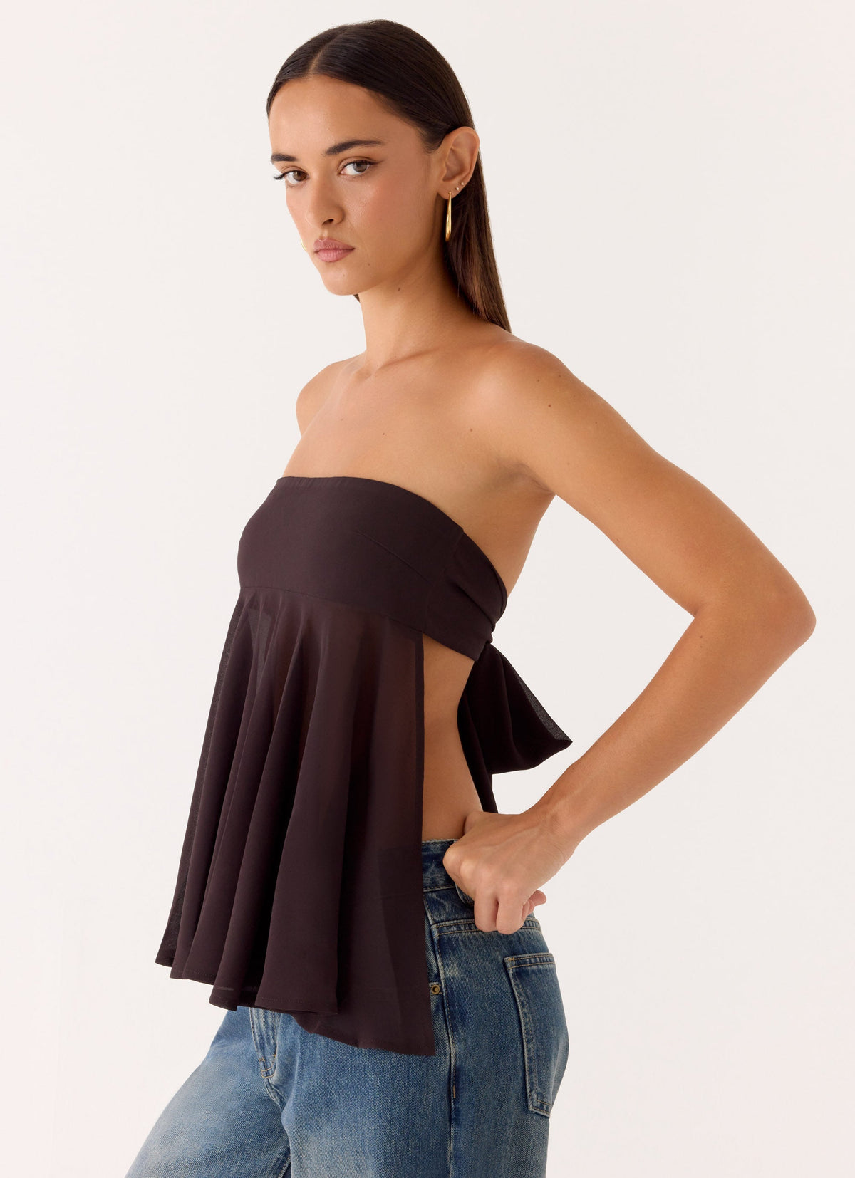 Open-Back Tie Top