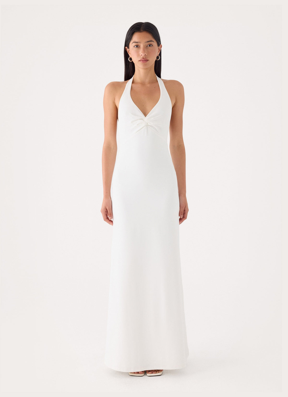 Halter Twist-Jersey Maxi