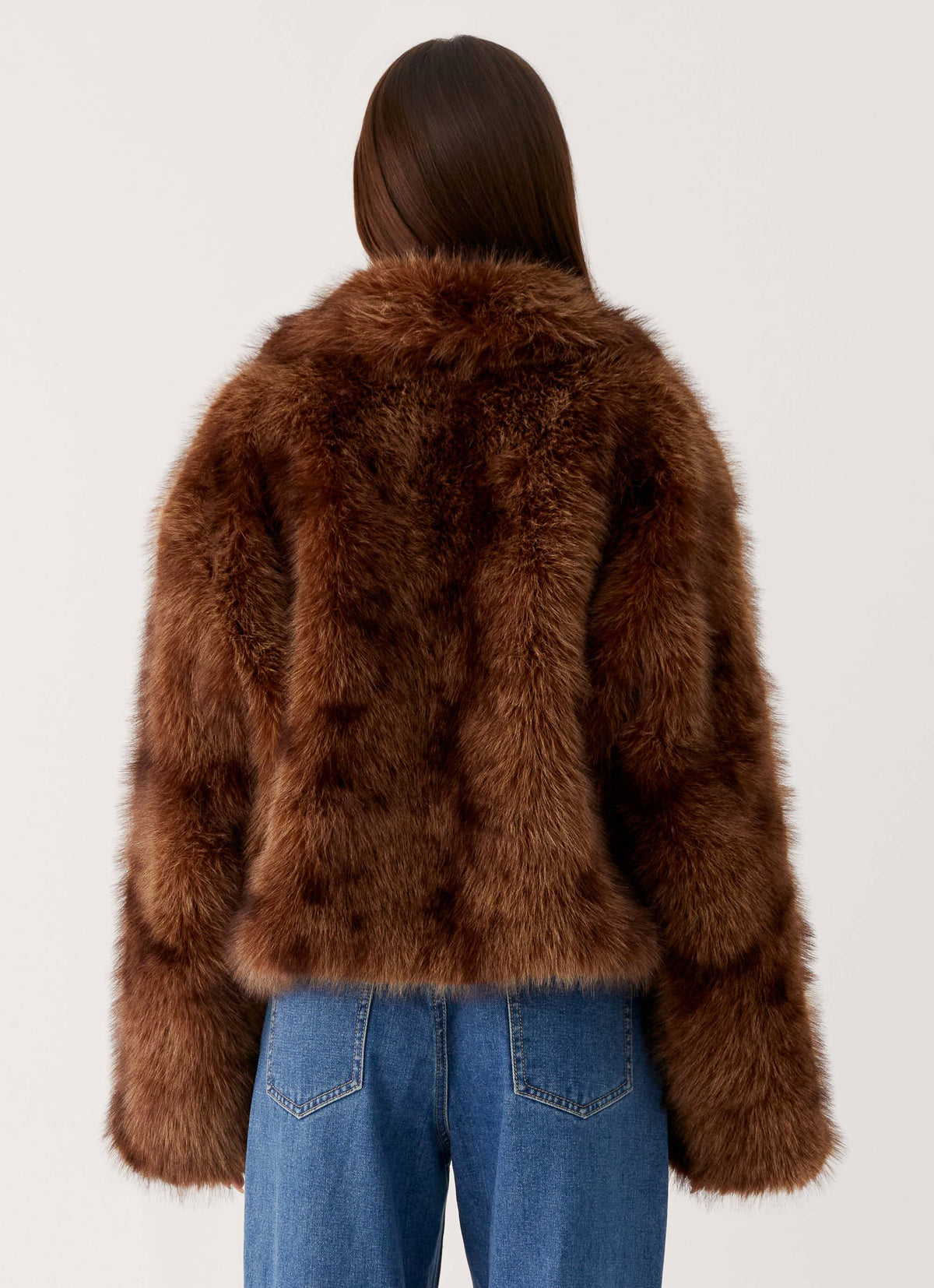 Tailored-Cut Short Fur Coat
