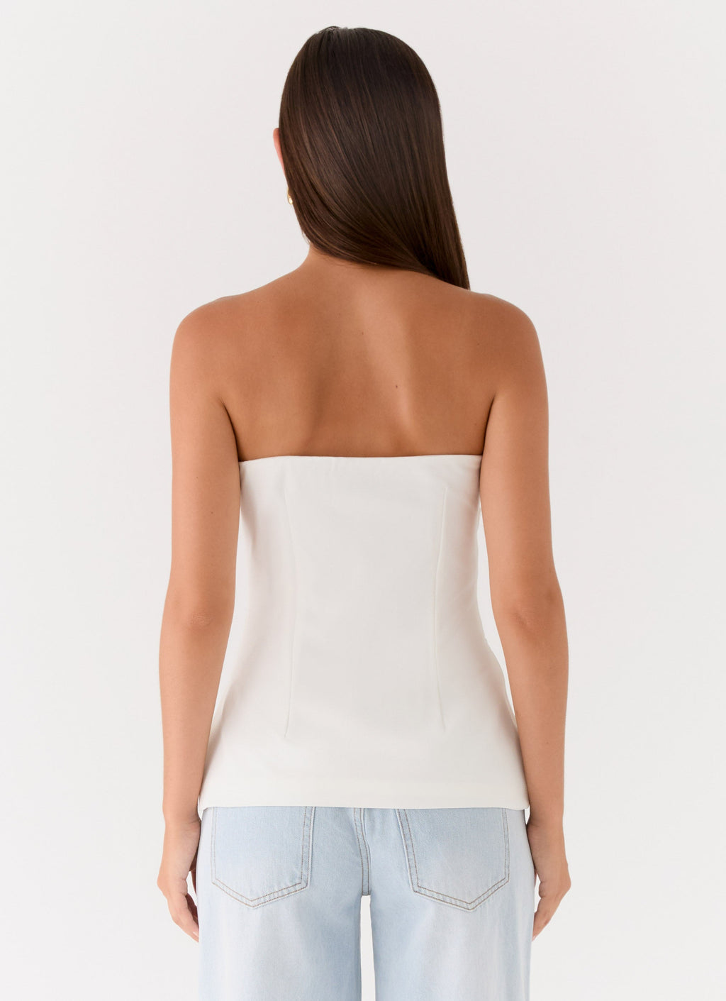 Strapless Silhouette Top