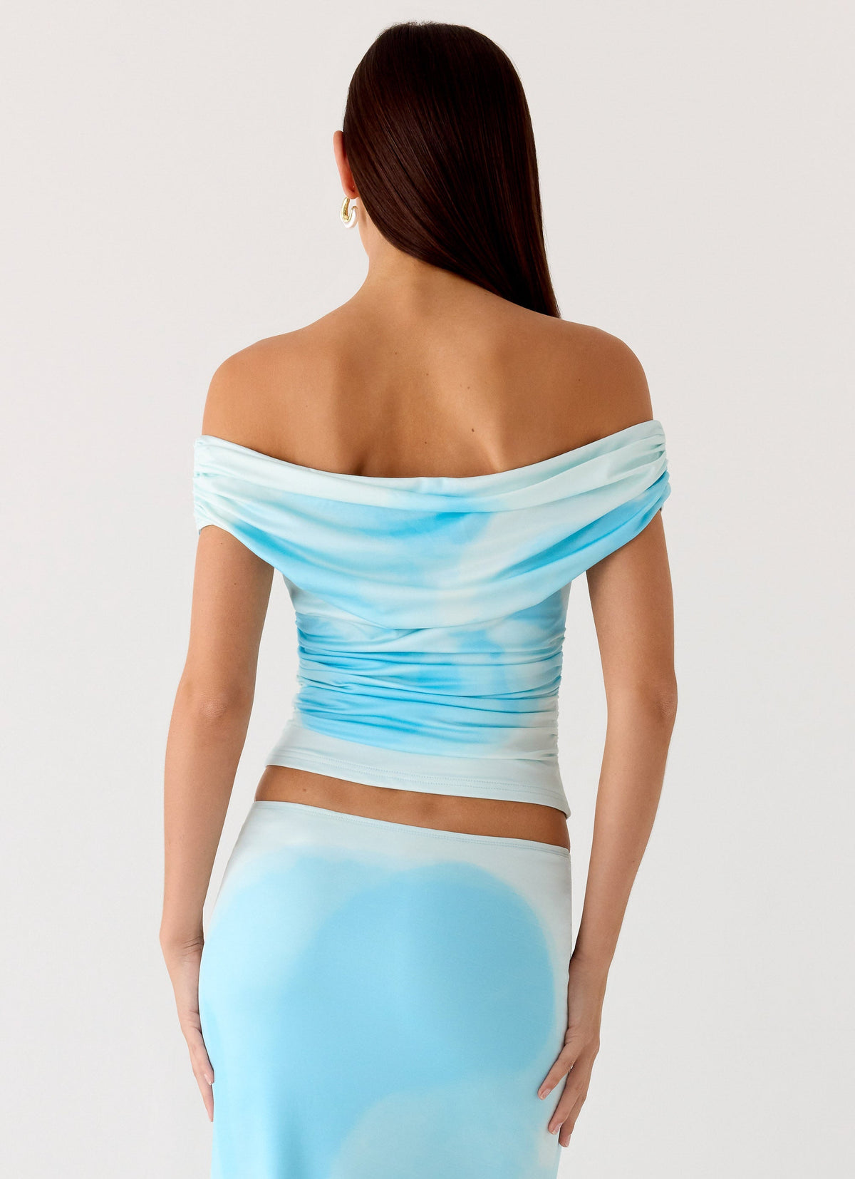 Off-Shoulder Ruche Top