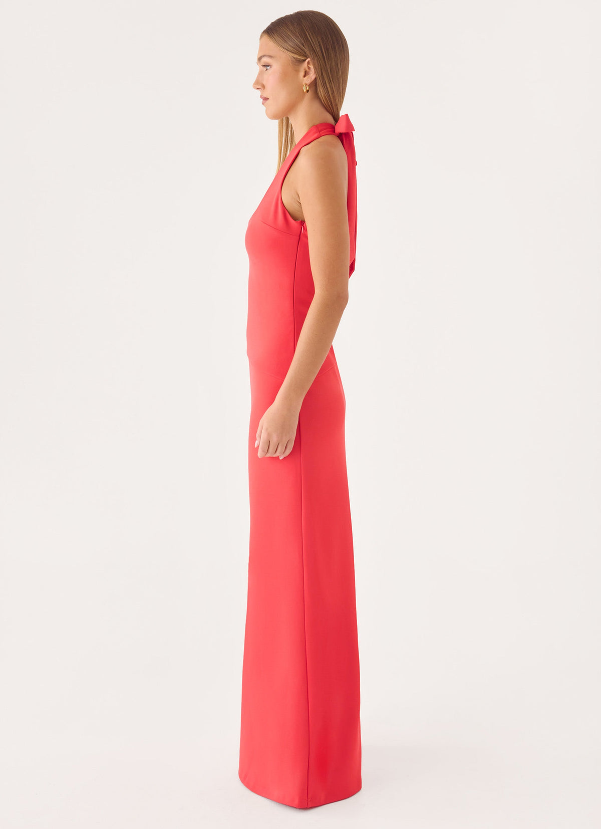 Side-Zip Tension Gown