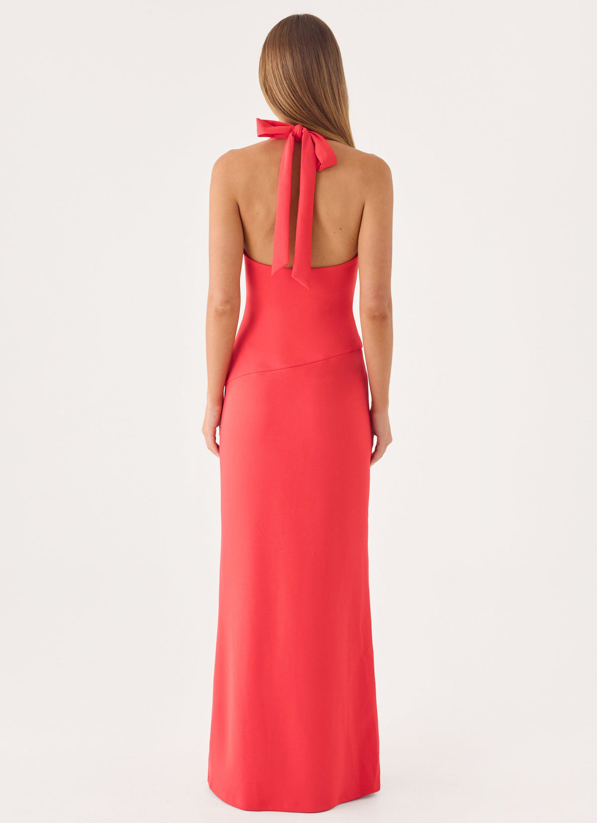 Side-Zip Tension Gown