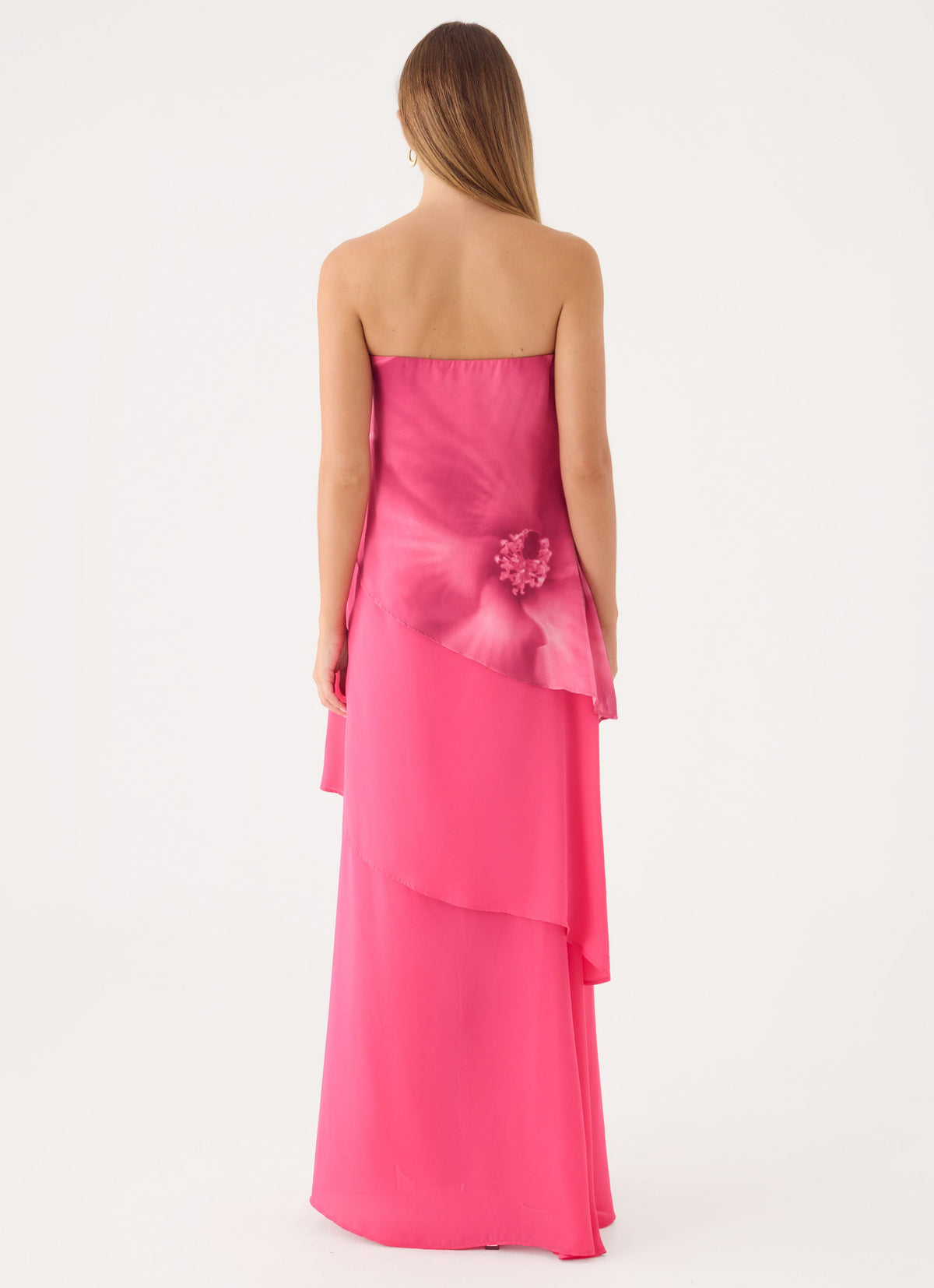 Tiered Draped Maxi