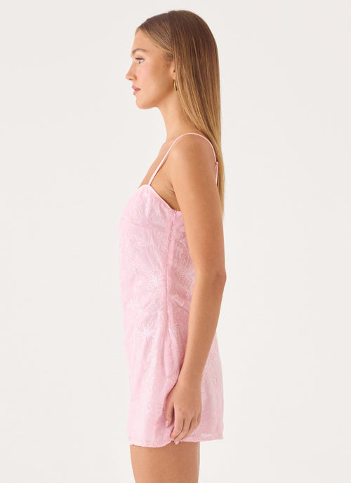Beaded Straight Neck Mini