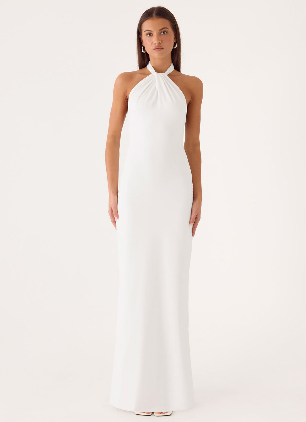Sweeping Halter Maxi