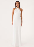 Sweeping Halter Maxi