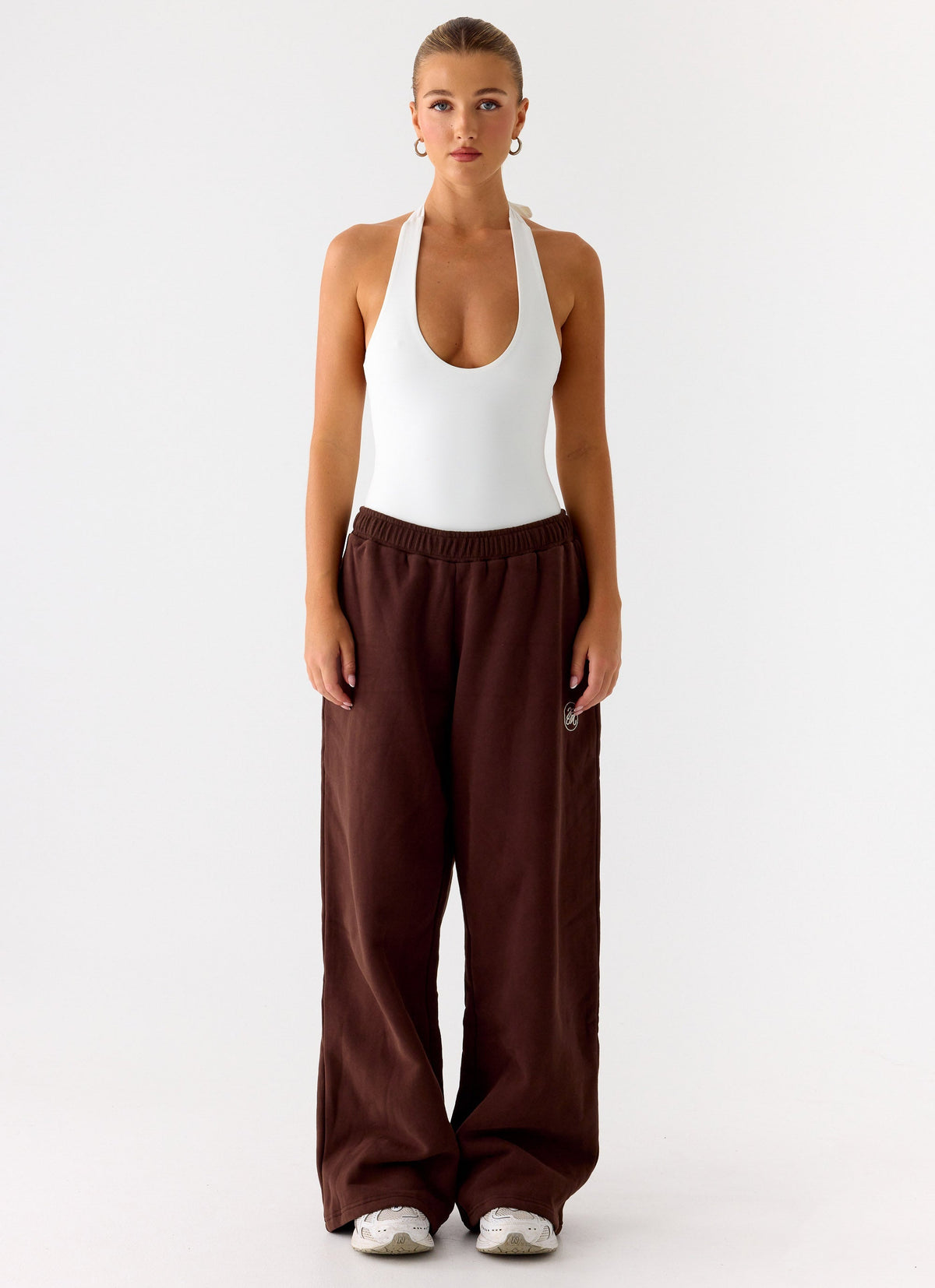 Embroidered Cotton Sweatpants