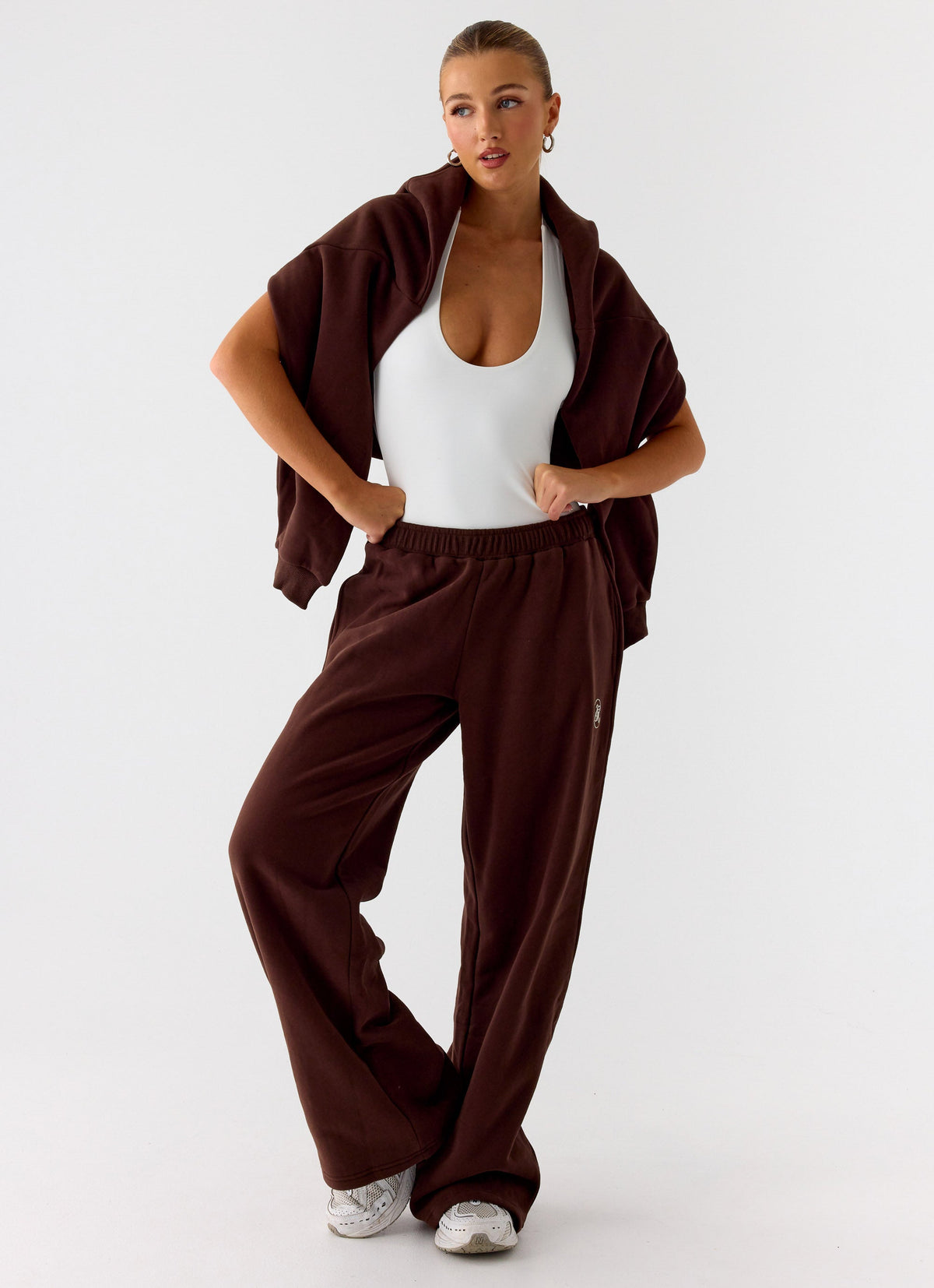 Embroidered Cotton Sweatpants