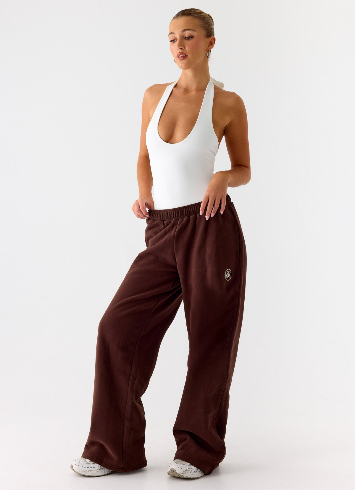 Embroidered Cotton Sweatpants